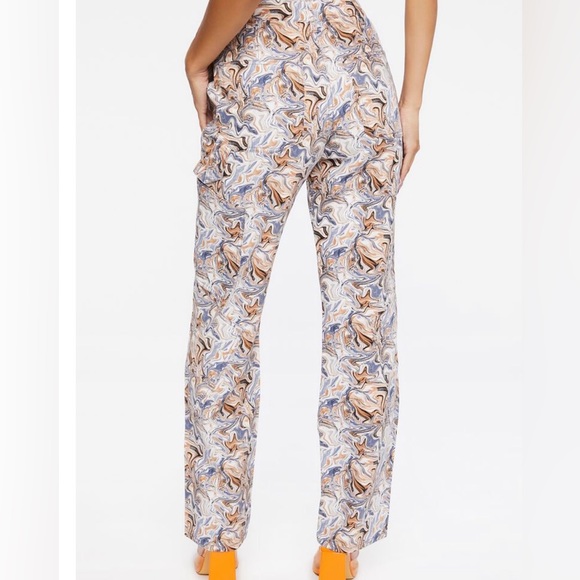 Marble Print Canvas Pants - Picture 3 of 6